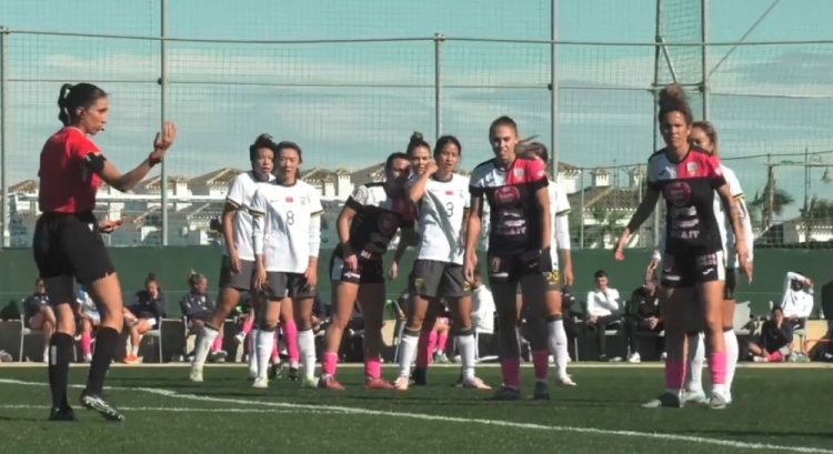  唐佳麗梅開(kāi)二度、邵子欽破門(mén)，中國(guó)女足3-2擊敗Alhama俱樂(lè)部女足
