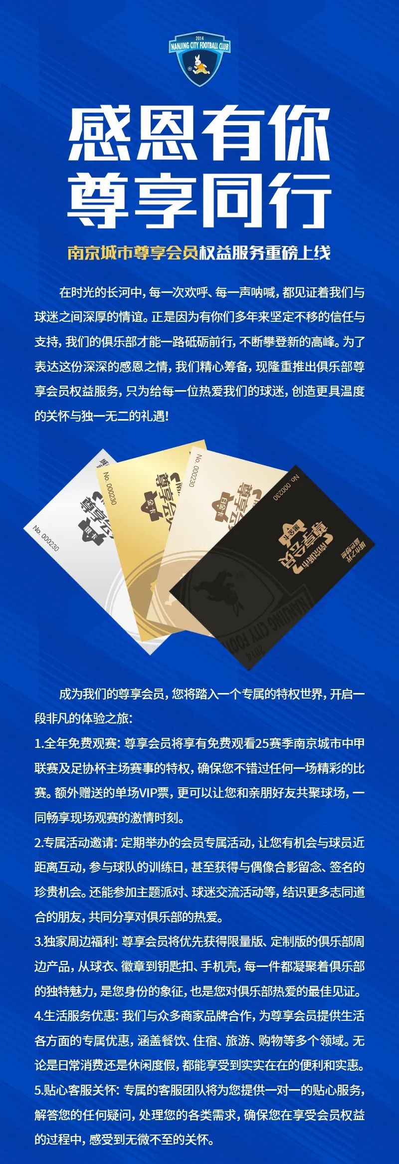  中甲南京城市推出付費(fèi)尊享會(huì)員：四檔會(huì)員價(jià)格9999-99999不等