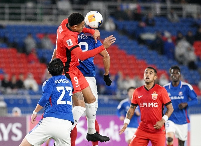  亞冠精英聯(lián)賽1/8決賽次回合，橫濱水手4比1上海海港