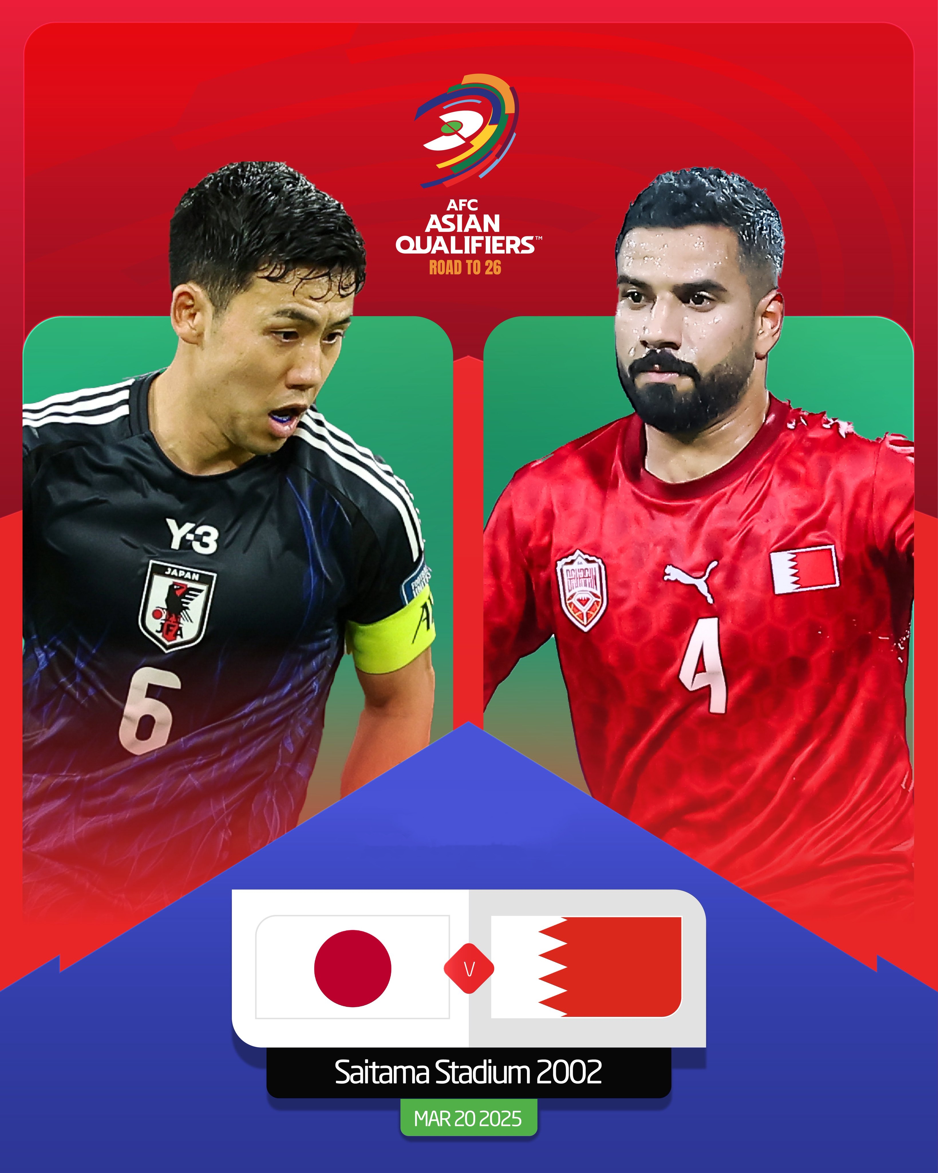  贏球即進(jìn)世界杯！日本vs巴林：日本全主力出戰(zhàn)，三笘薰、久保先發(fā)