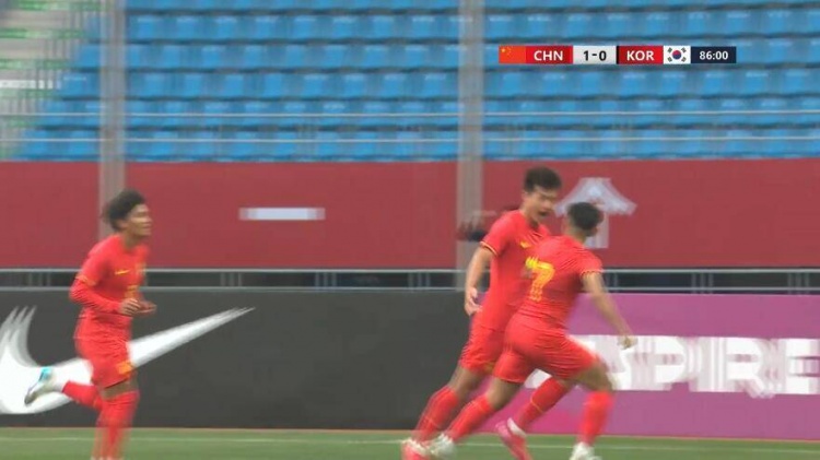  U22國(guó)足1-0韓國(guó)全場(chǎng)數(shù)據(jù)：控球率49%落后韓國(guó)，10射7正領(lǐng)先對(duì)手