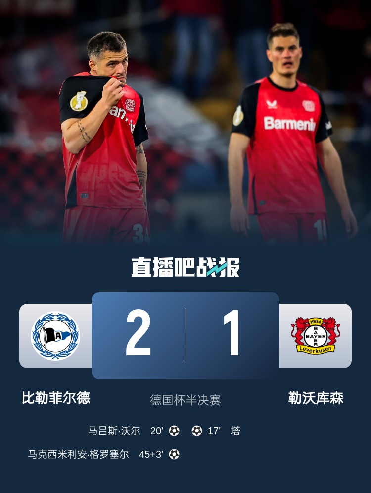  比勒菲爾德是史上第4支晉級德國杯決賽的德丙球隊(duì)，此前3隊(duì)未奪冠